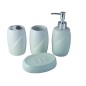 ACCESSORI BAGNO in CERAMICA SET da 4 PZ (95413) Colore: BIANCO