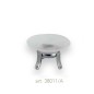 Serie Accessori DAMA con STRASS APPOGGIO SAPONE (Cromo / Vetro)