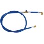 TUBO FLESSibile per VUOTO BLU    Lunghezza:  MT3 (45° 5/16 SAE x 5/16 SAE)