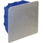 SCATOLA di DERIVAZIONE a INCASSO con COPERCHIO mm 105x105x50 (00405) per Cartongesso
