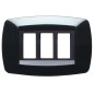 PLACCA MODI' NERA 3 POSTI Art. MD203 MASTER