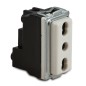 PRESA BIVALENTE (Serie 16000) 2P+TERRA 16A 250V AC Art. 16059 MASTER **COMPATIBILE MAGIC**