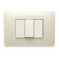 PLACCA Modo MIX 3 posti BIANCO SAFARI