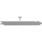 PALETTO Zincato H 250cm a  T  da 35x3,5 mm