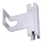 GANCIO ORTOGONALE Serie PLUS  BORDI SCHIACCIATI (NAMCSU40002) Confezione 100pz