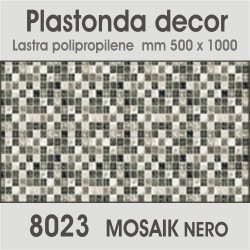 Plastonda decor MOSAIK NERO...