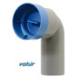 CURVA TECNICA PP Ø 50 C/TAPPO (Morsetto Ø 53,5) Valsir