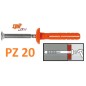 TASSELLO SPIT JET Ø 6 x38mm Tassello a Battere (565358) Blister da 20 PZ