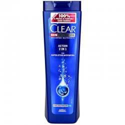 CLEAR - ACTION 2in1 CAPELLI NORMALI CLEAR MEN SHAMPOO 250ml - a soli 1,80 € su FESEA online - fesea.shop