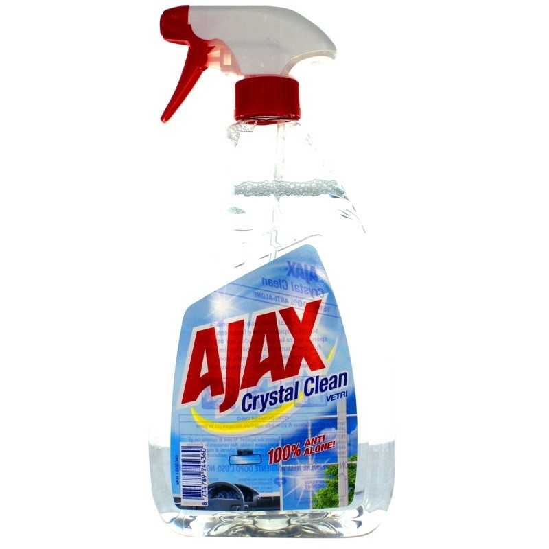 AIAX - AIAX CRYSTAL CLEAN VETRI 750ml COMPLETO - a soli 1,90 € su FESEA online - fesea.shop