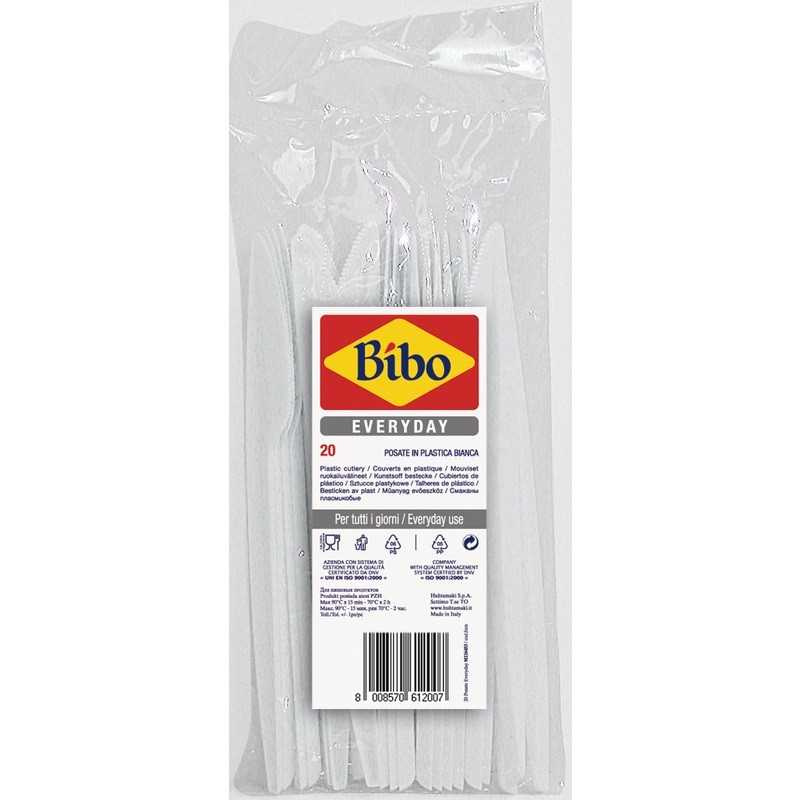 BIBO - BIBO 20 FORCHETTE in PLASTICA BIANCA - a soli 0,70 € su FESEA online - fesea.shop