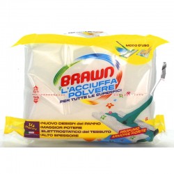 BRAWN - BRAWN L'ACCIUFFAPOLVERE per tutte le Supercici 14 PANNI - a soli 1,40 € su FESEA online - fesea.shop