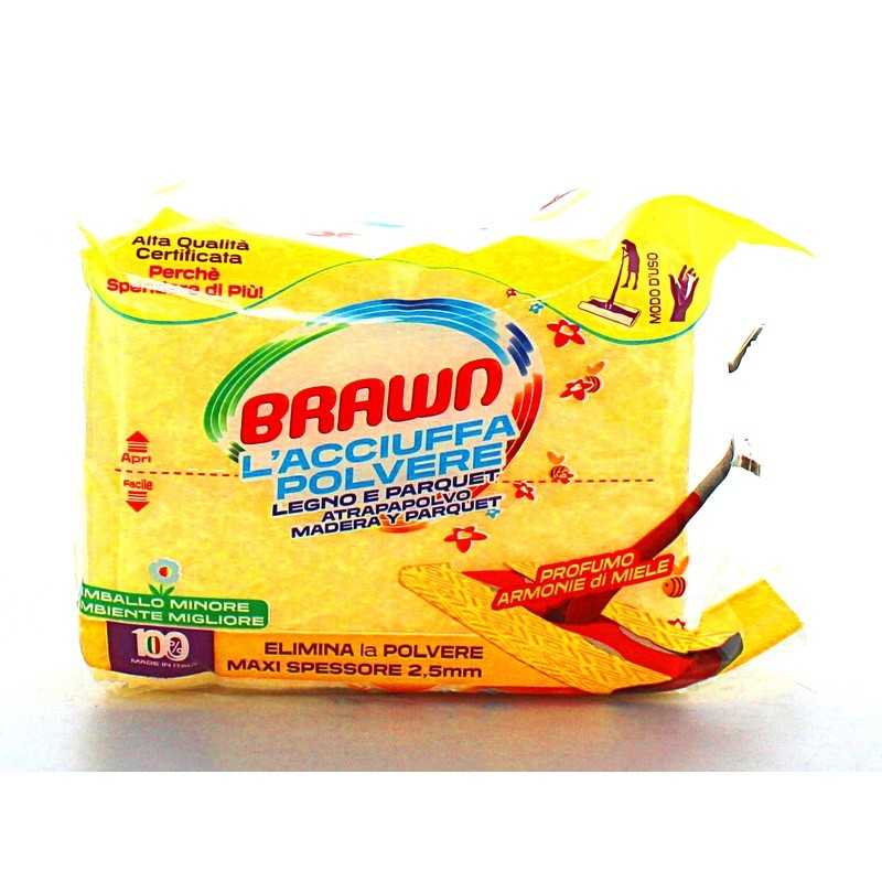 BRAWN - BRAWN L'ACCIUFFAPOLVERE LEGNO e PARQUET 12 PANNI - a soli 1,40 € su FESEA online - fesea.shop