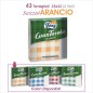 FOXY GRAN TAVOLA 43 TOVAGLIOLI 33x33 2Veli CARTA SCOZZESE ARANCIO
