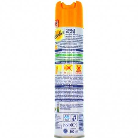mangiapolvere parquet spray - 300ml - elimina la polvere lucida e protegge:  : pulizia e cura della casa