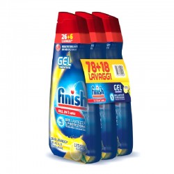 FINISH - Confezione 3pz da 650ml FINISH GEL CONCENTRATO LEMON 32+32+32-96Lavaggi - a soli 12,00 € su FESEA online - fesea.shop