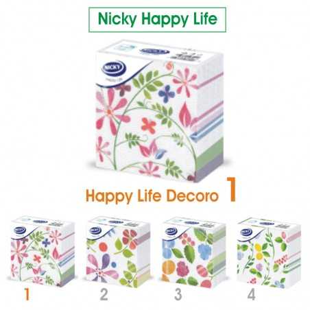 NICKY - TOVAGLIOLI DECORO D1 33x33 1 VELO NICKY HAPPY LIFE 70pz - a soli 1,50 € su FESEA online - fesea.shop