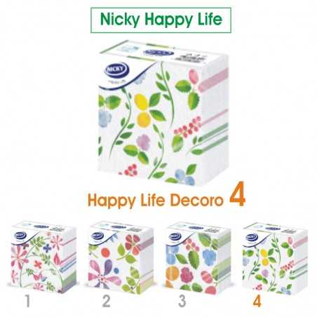 NICKY - TOVAGLIOLI DECORO D4 33x33 1 VELO NICKY HAPPY LIFE 70pz - a soli 1,50 € su FESEA online - fesea.shop