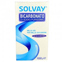 SOLVAY - SOLVAY BICARBONATO 1000gr - a soli 2,50 € su FESEA online - fesea.shop