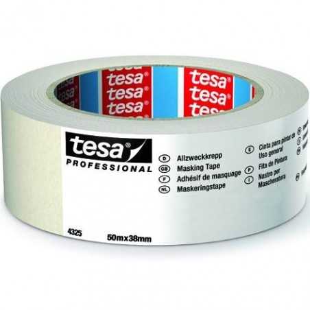 tesa - NASTRO CARTA TESA 38mm Art. 04325-00003 (50m x 38mm) MASCHERATURE PROFESSIONALI 50Metri x Larghezza 38mm