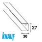 GUIDA  U27/30 PERIMETRALE MT/3 (30/27/30) 6/10 Per CARTONGESSO (KNAUF)