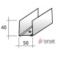 GUIDA DG300 U50/40 MT3 SINIAT  (40x50x40) sp. 6/10 lung. 300 Per Cartongesso Nuovo Codice SAP: 117254 Vecchio Codice: DG300