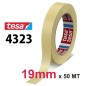 NASTRO CARTA TESA 19mm - 50MT CARTA ADESIVA 4323 MASCHERATURA UNIVERSALE