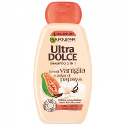 GARNIeR Ultra DOLCE - Ultra DOLCE SHAMPOO VANIGLIA e PAPAYA Capelli LUNGHI punte FRAGILI 250ml - a soli 2,30 € su FESEA onlin...