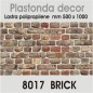 Plastonda decor BRICK (8017) PANNELLO DECORATIVO cm 50x100