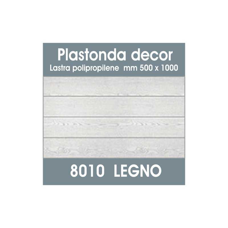 Polimark - Plastonda decor LEGNO (8010) PANNELLO DECORATIVO cm 50x100