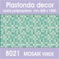 Plastonda decor MOSAIK VERDE (8021) PANNELLO DECORATIVO cm 50x100