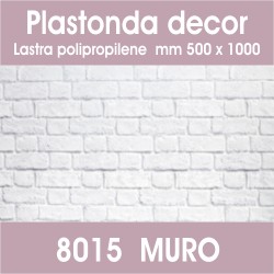Polimark - Plastonda decor MURO (8015) PANNELLO DECORATIVO cm 50x100