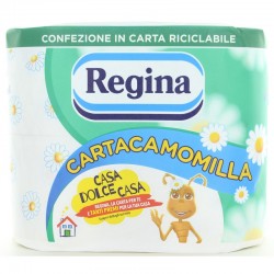 REGINA - REGINA CARTA IGIENICA CARTACAMOMILLA 4Rotoli - a soli 3,80 € su FESEA online - fesea.shop