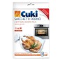 CUKI SACCHETTI FORNO COTTURA DIETETICA 8Sacchetti - cm 25x38 MICROONDE E TRADIZIONALE