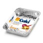CUKI VASCHETTE ALLUMINIO doppia forza (R75G) LASAGNE per 4 porzioni LT 1,1 (cm 22,6x17,7x3,6) 4pezzi