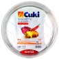 CUKI VASCHETTE ALLUMINIO ultra forza (T10G) forno e microonde TORTA GRANDE per 10 porzioni LT 2,16 (cm Ø28,8 x H4,1) 2pezzi