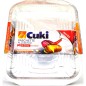CUKI VASCHETTE ALLUMINIO (R74G) ultra forza CON MANICI LT 5,0 (cm 39,6x33,5x5) per 12 PORZIONI 2pezzi