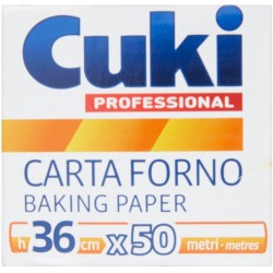 CUKI - CUKI PROFESSIONAL CARTA FORNO ANTIADERENTE H 36cm - 50Metri FORMATO PROFESSIONALE - a soli 7,70 € su FESEA online - fe...
