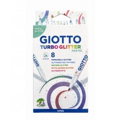 GIOTTO FILA - GIOTTO TURBO GLITTER pastel 8pz - a soli 5,90 € su FESEA online - fesea.shop