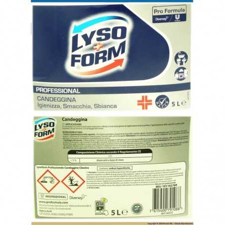 LYSOFORM - LYSOFORM CANDEGGINA PROFESSIONAL TANICA H.C.C.P. 5LT - a soli 3,50 € su FESEA online - fesea.shop