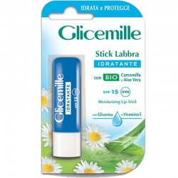 GLICEMILLE - GLICEMILLE STICK LABBRA IDRATANTE SPF15 UVA con BIO Camomilla e Aloe Vera con glicerina e Vitamina E - a soli 1,...
