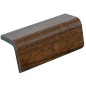 PARASPIGOLO LISCIO POLISTIRENE 30x30mm 290cm NOCE CHIARO