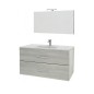 MOBILE COMPLETO SOSPESO 101cm Linea CORALLO (STROMBOLI) ROVERE GRIGIO