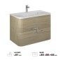 MOBILE SOSPESO Linea GEOS (ALICUDI) ROVERE ORO  80cm
