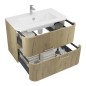 MOBILE SOSPESO Linea GEOS (ALICUDI) ROVERE ORO  80cm