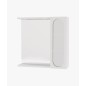 SPECCHIO 1 ANTA DESTRA ad INGLESINA - BIANCO Art. 938LED per BAGNO cm 58x15,5x57
