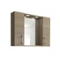 SPECCHIO 2 ANTE Art. 4296 Rovere Fumo cm 77x15,5x57