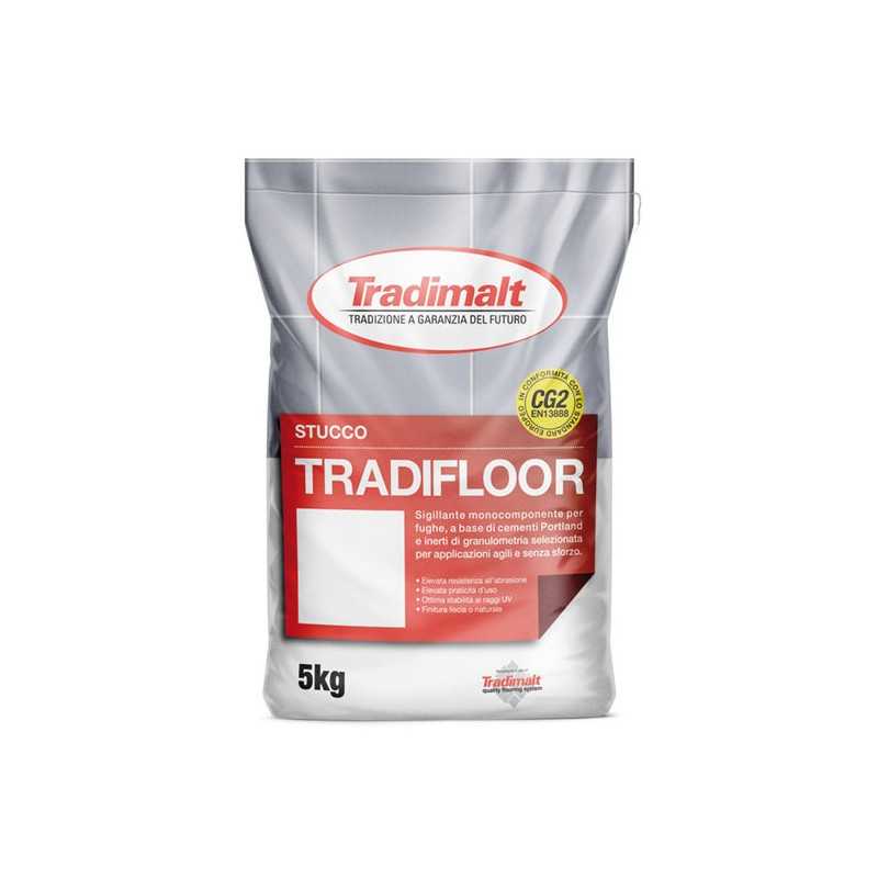 Tradimalt - Tradifloor 5kg Grigio Ferro Grana FINE - a soli 7,80 € su FESEA online - fesea.shop