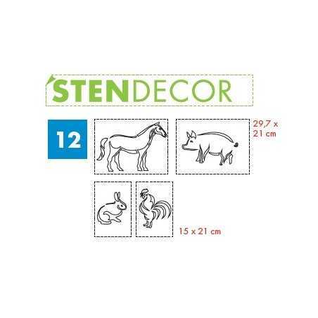 LITOKOL - STENDECOR 12 - SERIE ANIMALI confezione 4pz - a soli 59,80 € su FESEA online - fesea.shop