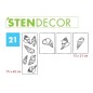 STENDECOR 21 - SERIE CONCHIGLIE confezione 7pz